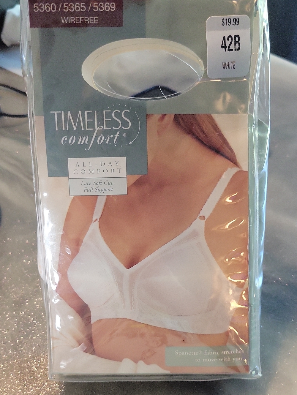 Sears Timeless Comfort Wirefree Bra - White